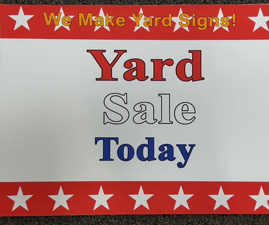 yard sign printing yard sign printing